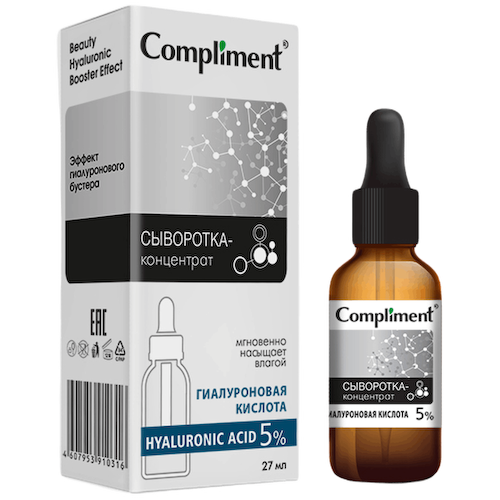 Сыворотка-концентрат Hyaluronic Acid 5%, 27 мл, Compliment #1