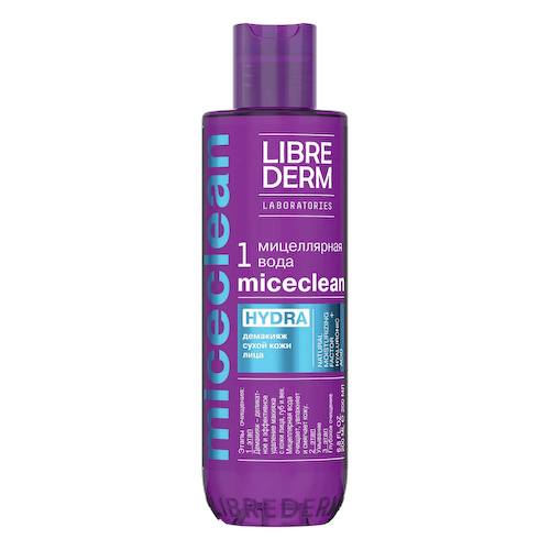 Мицеллярная вода HYDRA для сухой кожи Miceclean, 200 мл, Librederm #1