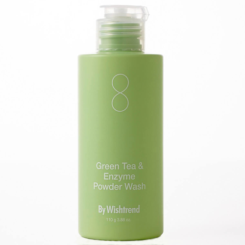 Green Tea & Enzyme Powder Wash Энзимная пудра с зелёным чаем 110 g, BY WISHTREND #1