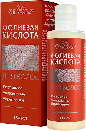 Эссенция для роста волос Mirrolla Фолиевая кислота #1