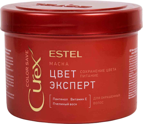 Маска для окрашенных волос Estel Цвет-эксперт Curex Color Save Сохранение цвета Питание #1