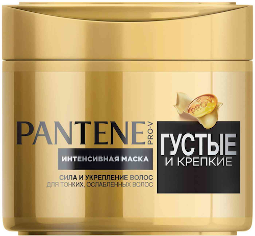 Маска для тонких ослабленных волос Pantene Pro-V Густые и крепкие #1