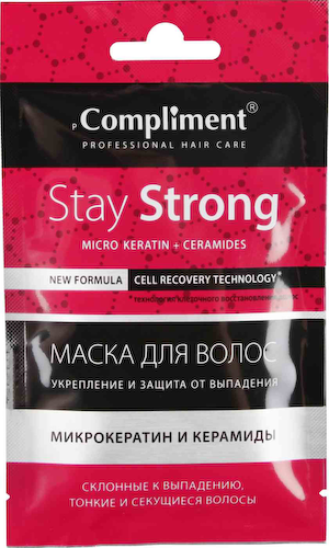 Маска для волос Compliment укрепление и защита от выпадений #1