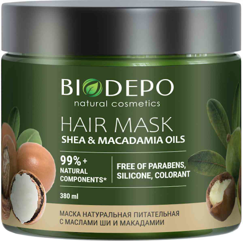 Маска для волос питательная Biodepo с маслами ши и макадамии #1