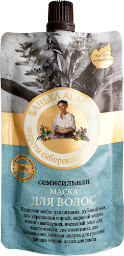 Маска для волос семисильная Банька Агафьи #1