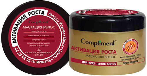 Маска для всех типов волос Compliment Активация роста #1