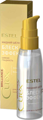 Жидкий шелк для всех типов волос Estel Curex Brilliance Блеск эффект #1