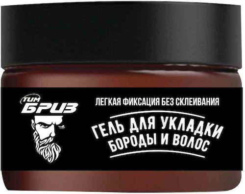 Гель для укладки бороды и волос ТимБриз Легкая фиксация #1
