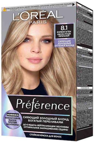 Краска для волос L'Oreal Paris Preference 8.1 Копенгаген #1