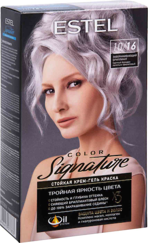 Крем-гель краска для волос Estel Color Signature 10/16 Завораживающий бриллиант #1