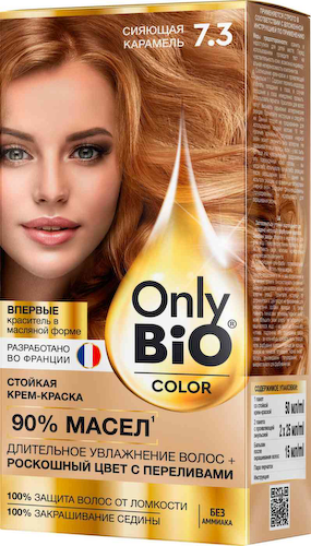 Крем-краска для волос Only Bio Color 7.3 Сияющая карамель #1