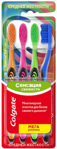 Зубная щетка Colgate Сенсация свежести средней жесткости #1