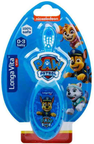 Зубная щетка детская Longa Vita Kids Paw Patrol от 0 до 3 лет, мягкая, в ассортименте #1