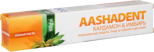 Зубная паста Aasha Herbals Кардамон и имбирь #1