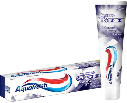 Зубная паста Aquafresh Активное отбеливание #1