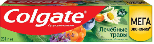 Зубная паста Colgate Лечебные травы Флор и кальций #1