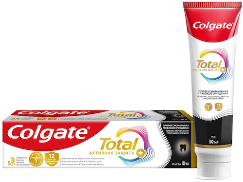 Зубная паста Colgate Total активная защита глубокое очищение #1