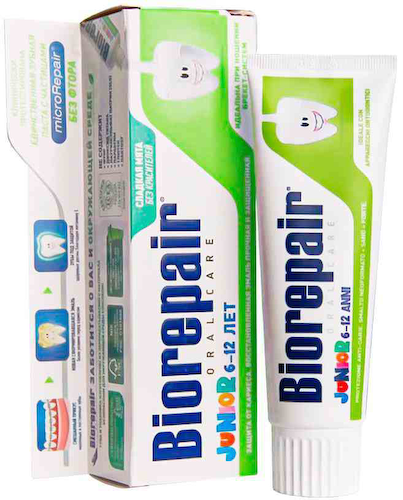 Зубная паста детская Biorepair Junior Сладкая мята с 6 до 12 лет #1