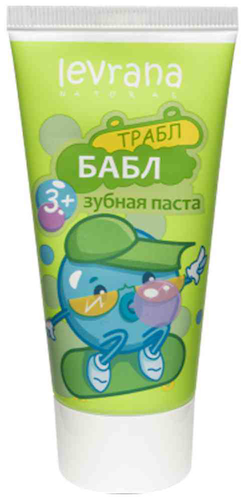 Зубная паста детская Levrana Natural Трабл бабл, с 3 лет #1