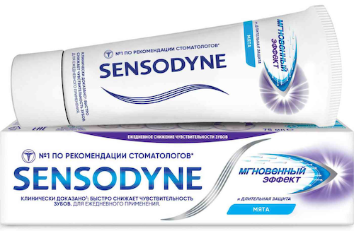 Зубная паста для чувствительных зубов Sensodyne Мгновенный эффект #1