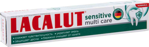 Зубная паста для чувствительных зубов Lacalut Sensitive Multi Care #1