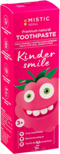Зубная паста для чувствительных зубов детская Mistic Kinder Smile малина с 3 лет #1