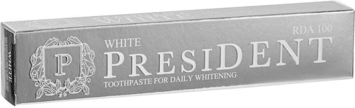 Зубная паста для ежедневного отбеливания PresiDENT White #1