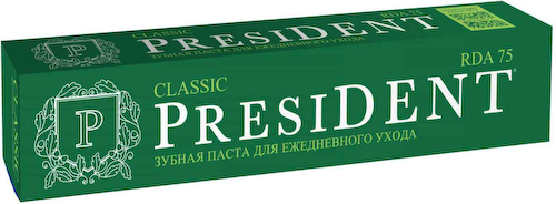 Зубная паста для ежедневного ухода PresiDENT Classic #1