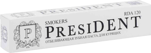 Зубная паста для курящих PresiDENT Smokers 120 RDA #1