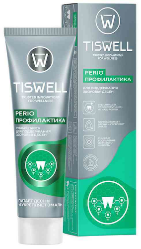Зубная паста для поддержания здоровья десен Tiswell Perio профилактика #1