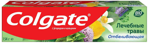 Зубная паста отбеливающая Colgate Лечебные травы #1