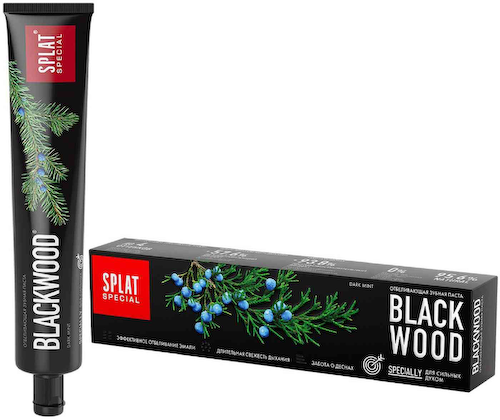 Зубная паста отбеливающая Splat Special Blackwood #1