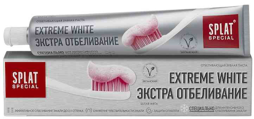 Зубная паста отбеливающая Splat Special Extreme White #1