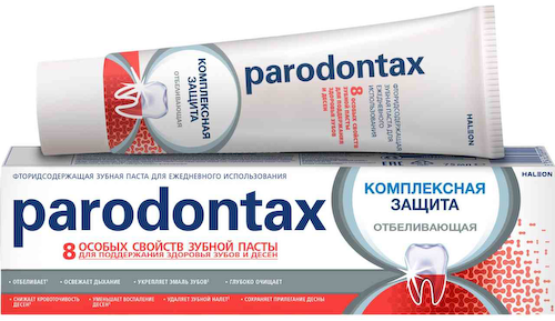 Зубная паста Parodontax Комплексная защита отбеливающая #1