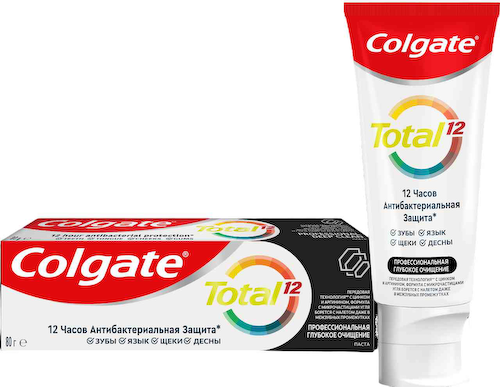 Зубная паста профессионльная Colgate Total 12 Глубокое очищение #1