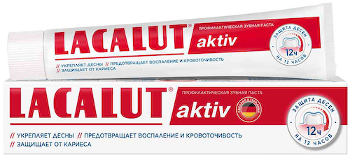 Зубная паста профилактическая Lacalut Aktiv #1