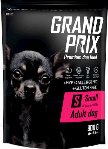 Сухой корм для собак мелких и миниатюрных пород Grand Prix Adult Small #1