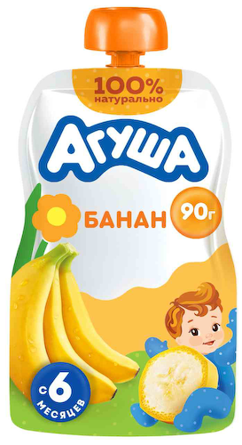 Пюре Агуша банан с 6 месяцев #1