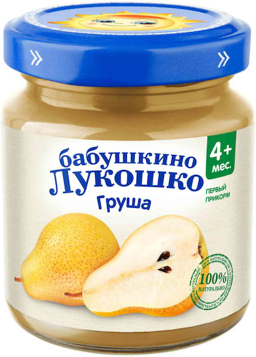 Пюре Бабушкино Лукошко Груша, с 4 месяцев #1