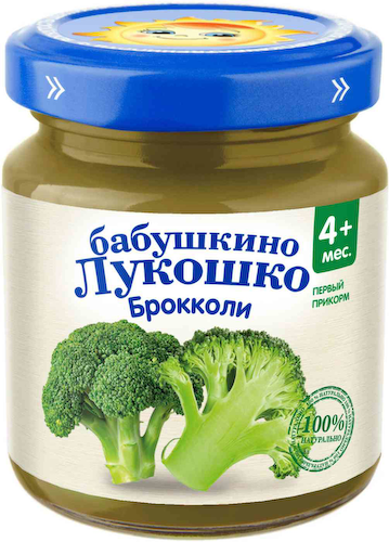Пюре Бабушкино Лукошко Брокколи, с 4 месяцев #1