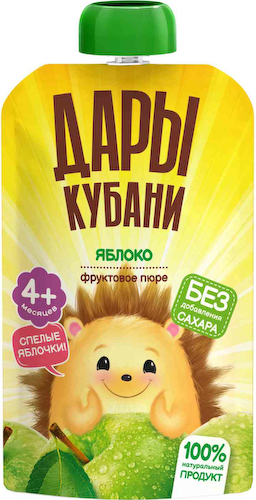 Пюре Дары Кубани яблоко с 4 месяцев #1