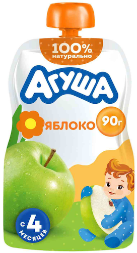 Пюре Агуша яблоко с 4 месяцев #1