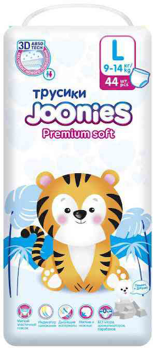 Подгузники-трусики Joonies Premium Soft L (9-14 кг) #1