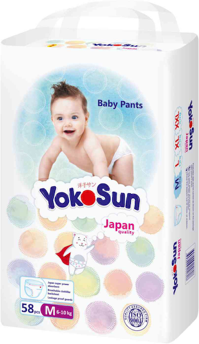 Подгузники-трусики YokoSun M (6-10 кг) #1