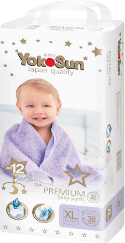 Подгузники-трусики YokoSun Premium XL (12-20 кг) #1