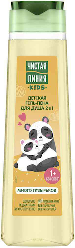 Гель-пена для душа 2в1 детская Чистая Линия Kids ромашка-пантенол с 1 года #1