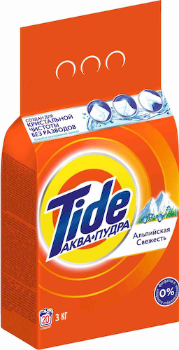 Стиральный порошок для белого белья Tide Аква-пудра Альпийская свежесть #1