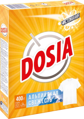 Стиральный порошок для белого белья Dosia Active Max Альпийская свежесть #1