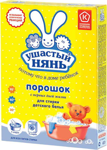 Стиральный порошок для детского белья Ушастый нянь #1