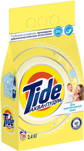 Стиральный порошок для детского белья Tide Аква-пудра для чувствительной кожи #1
